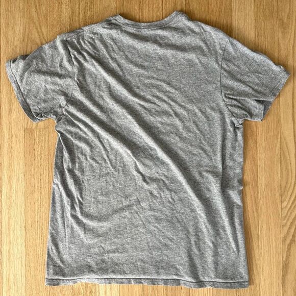 Marvel Deadpool Vitruvian Man Diagram Grey Short Sleeve Shirt size M - Picture 3 of 4